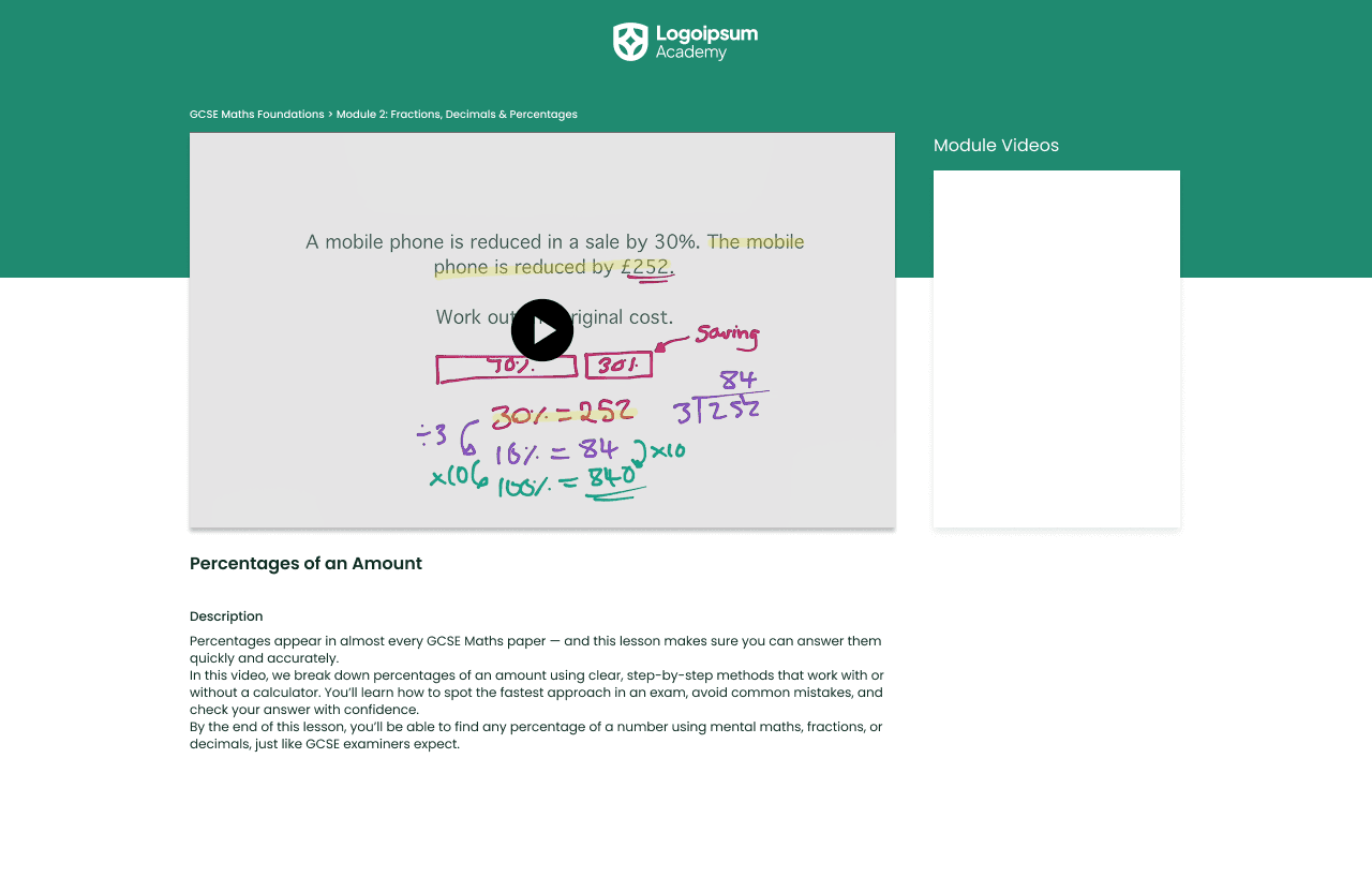 Learning & Course Portals